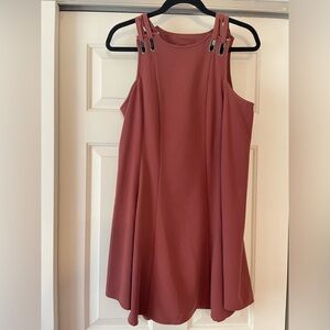 Free People Perfect Fall Rust Mini Dress
